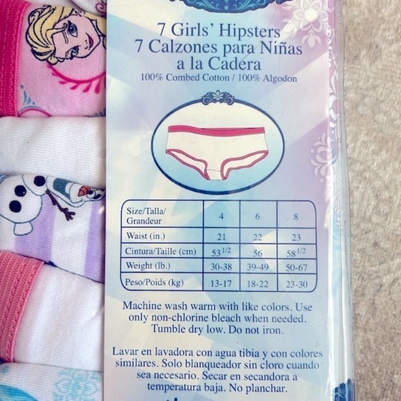 Brand New Set of 3 Packs Girls Underwear Disney Princess My Little Pony Frozen - Picture 4 of 11